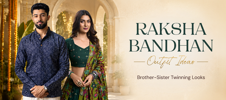 Raksha Bandhan Outfit Ideas for Brother-Sister Twinning