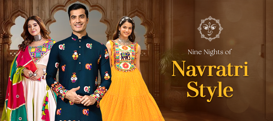 Twirl in Tradition: Must-Have Navratri Looks for Women & Men  in 2025