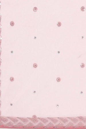 Pink Soft Net Embroidered Lehenga Choli (15101-PINK)