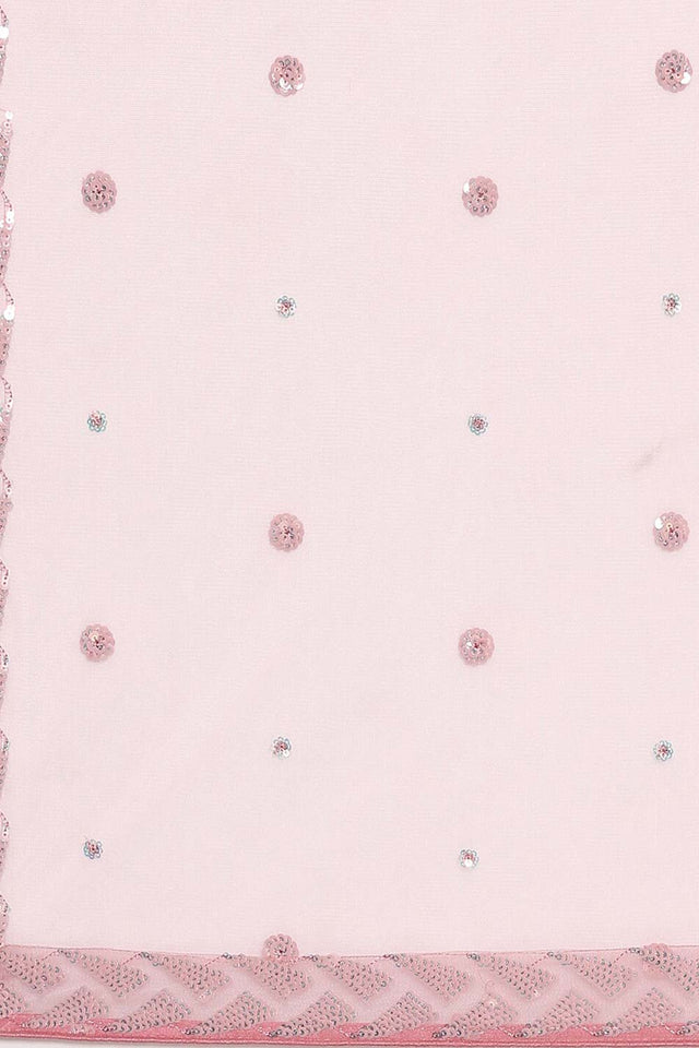 Pink Soft Net Embroidered Lehenga Choli (15101-PINK)