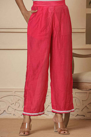 Pink Tie & Dyed Silk Co-Ord Set (1868CRDPK)