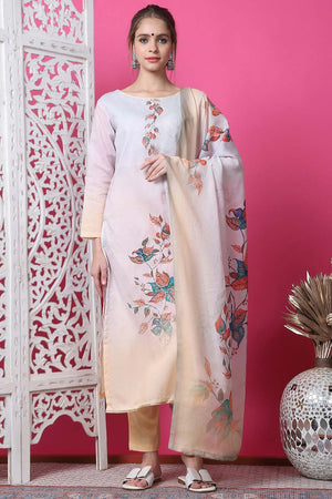 Multi Cotton Digital Printed Kurti Pant Set