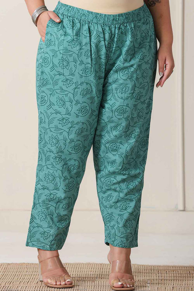 Multi-Color Ethnic Motifs Pure cotton Kurti Pant Set