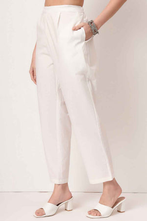 Green Solid Organza Kurti Pant Set