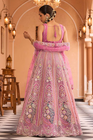 Pink Sequin with Embroidered Net Lehenga (ACA2658)