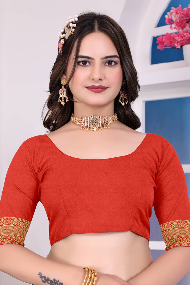 Green Woven Art Silk Saree