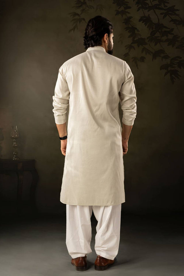 Mens Green Embroidered Rayon Kurta Set (ACA5591)