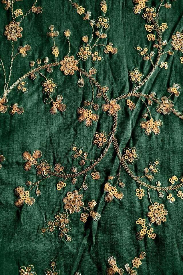 Peach Floral Printed Satin Lehenga (ACA5771)