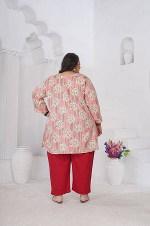 Multy Printed Rayon Short Kurtis (ACA6254)