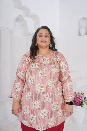 Multy Printed Rayon Short Kurtis (ACA6254)