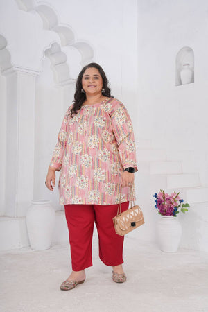 Multy Printed Rayon Short Kurtis (ACA6254)