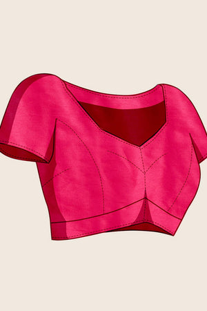 Pink Woven Soft Silk Saree (ACA6882)