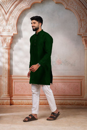 Mens Multi Color Woven Cotton Kurta Set (ACA9430)