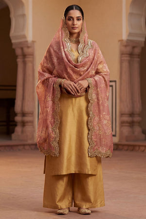 Maroon Printed Art Silk Dupatta (ACA9474)