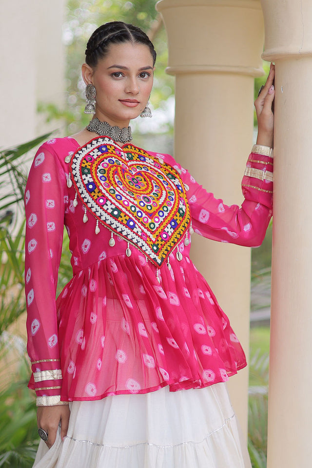 Off White Solid Cotton Free Size Stitched Lehenga (ACB1052)