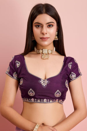 Pink Georgette Embroidered Saree (ACY6731)