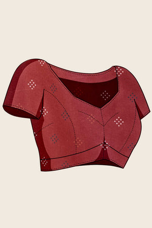 Yellow Printed Muslin Saree