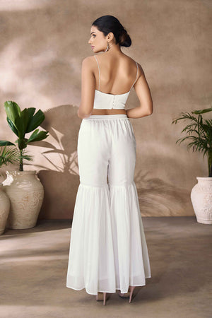 Multi-Color Printed Georgette Co-Ord Set