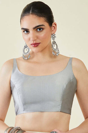 Yellow Gotta Patti Organza Saree