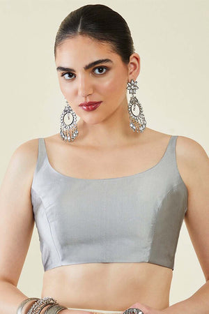 Green Gotta Patti Organza Saree