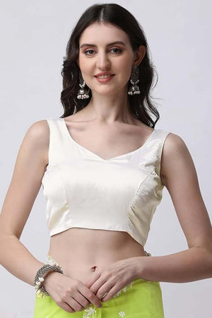 Green Sequin with Embroidered Georgette Saree