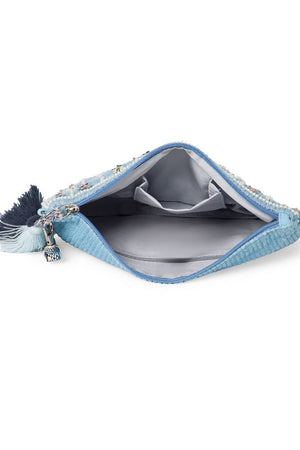 Multi Color Sequined Canvas Sling Bag