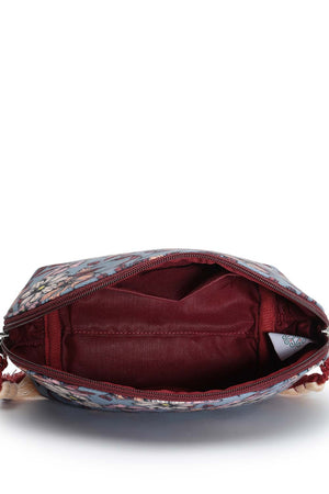 Multi-Color Floral Print Polycotton Hand Bag