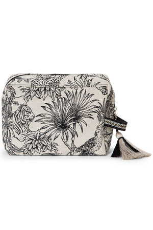 Multi Color Jacquard Canvas Clutch