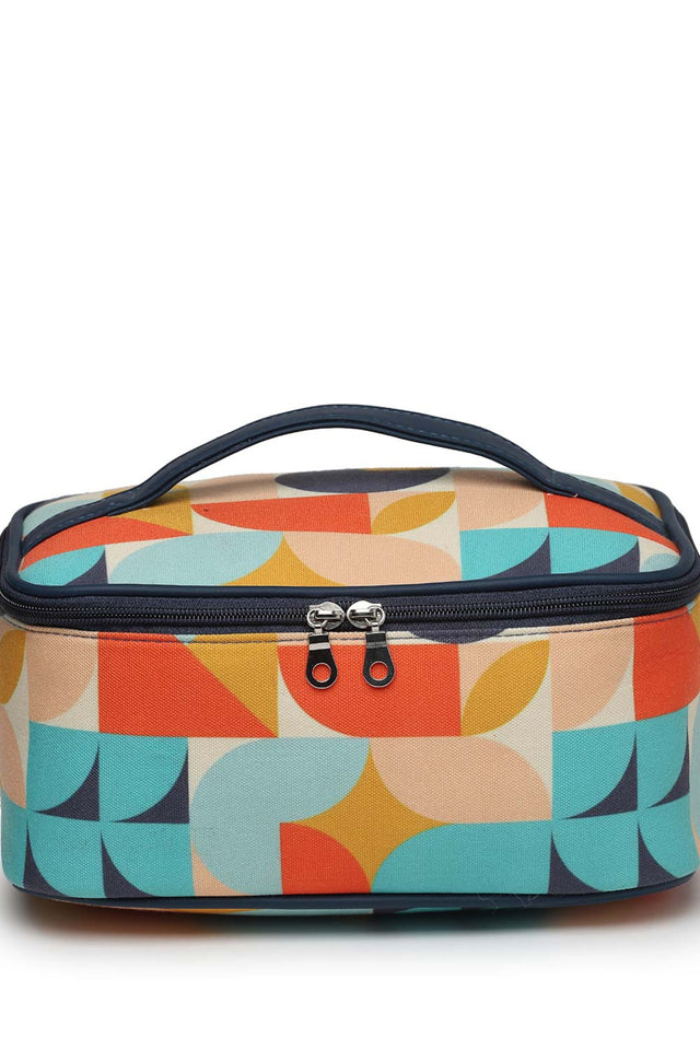Multi-Color Abstract Print Polycotton Hand Bag