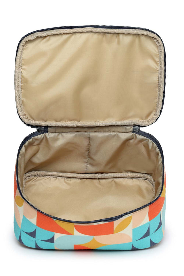 Multi-Color Abstract Print Polycotton Hand Bag