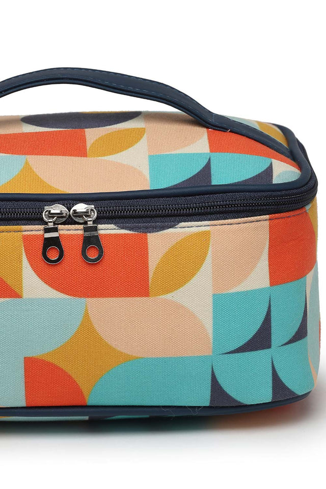 Multi-Color Abstract Print Polycotton Hand Bag