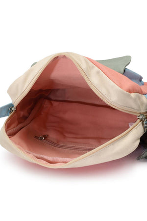 Multi Color Solid Cotton Sling Bag