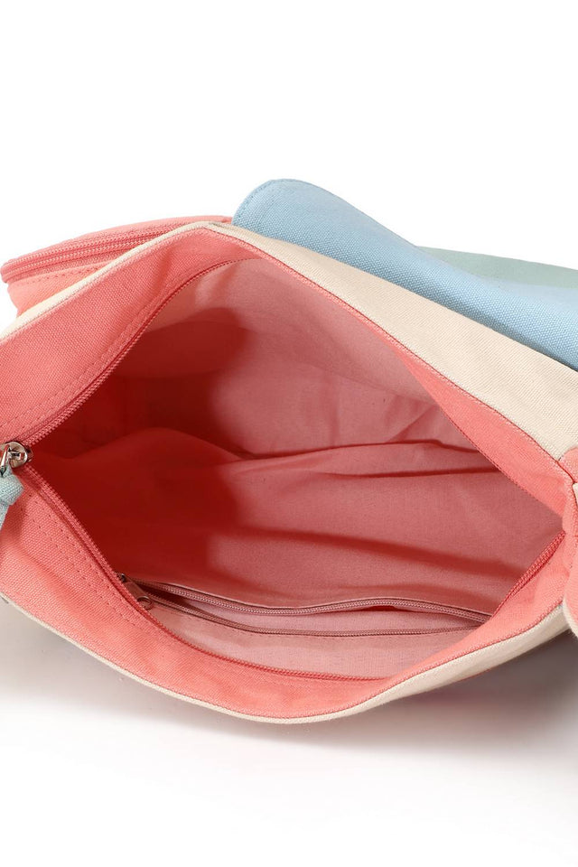 Multi Color Solid Cotton Sling Bag