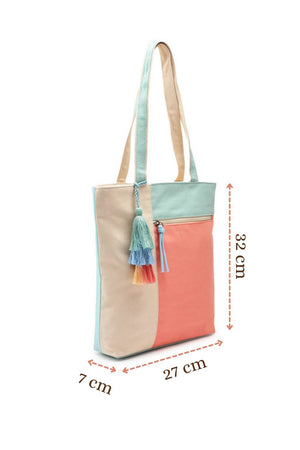 Multi Color Solid Cotton Hand Bag