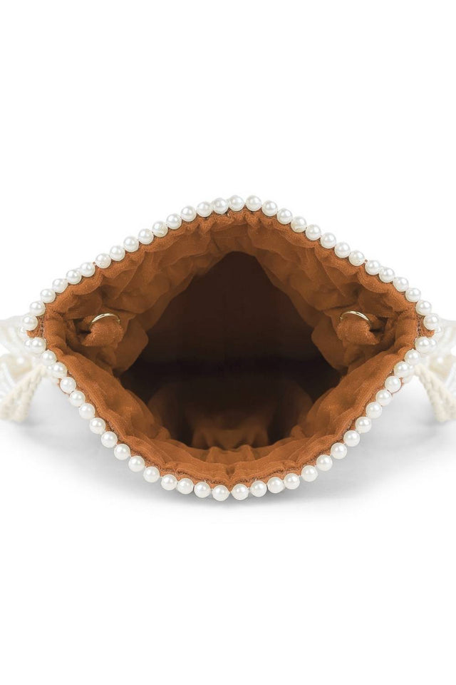 Multi Color Beads Embossed Velvet Potli