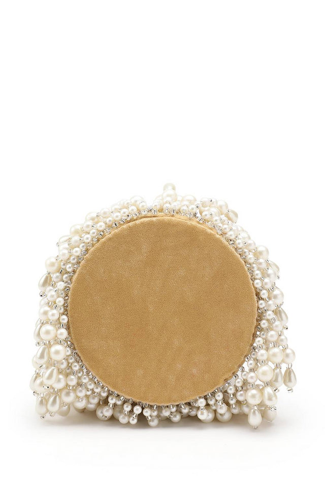 Brown Ornate Embellished Velvet Potli