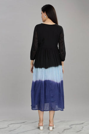 Blue Ombre Cotton Dresses