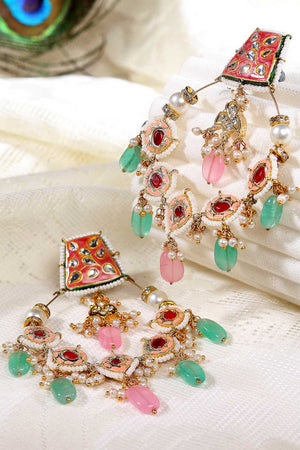 Multi-Color Alloy Earring