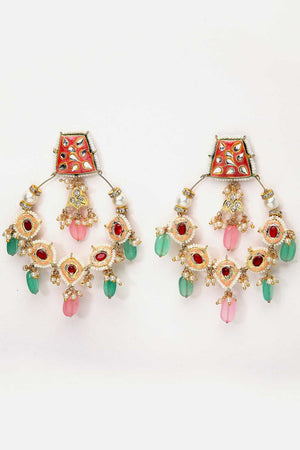 Multi-Color Alloy Earring