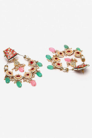 Multi-Color Alloy Earring