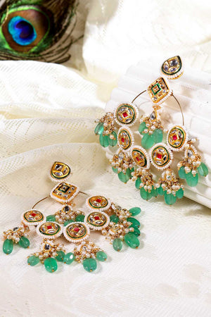 Multi-Color Alloy Earring