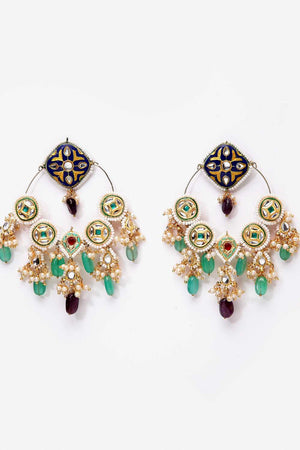 Multi-Color Alloy Earring