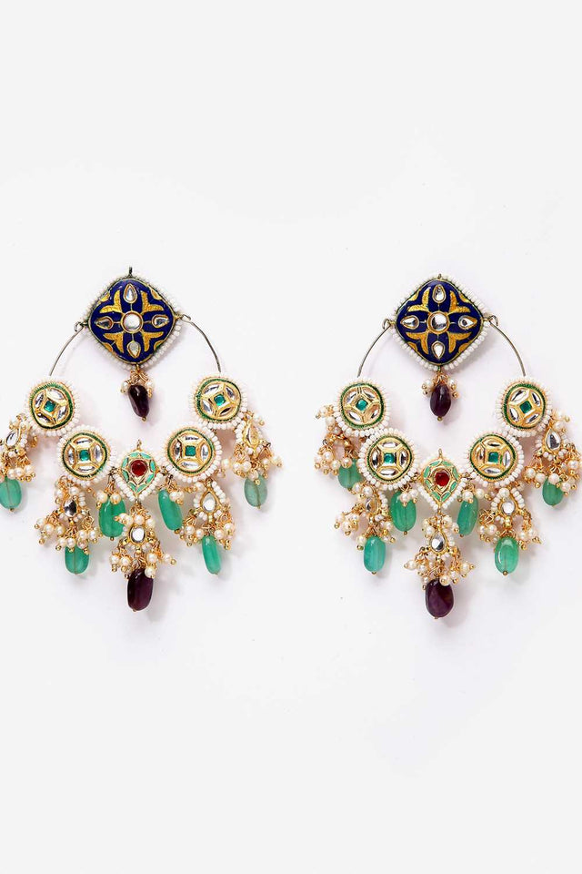 Multi-Color Alloy Earring