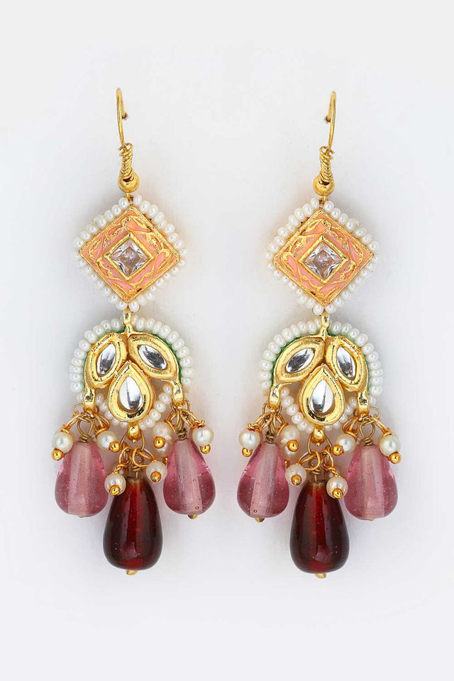 Multi-Color Alloy Earring
