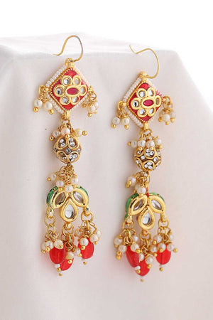 Multi-Color Alloy Earring