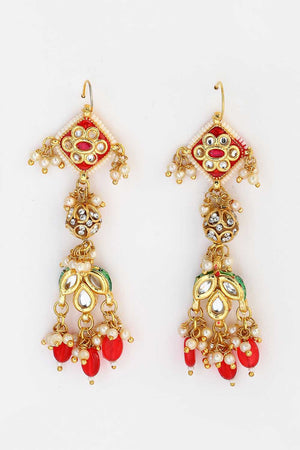 Multi-Color Alloy Earring
