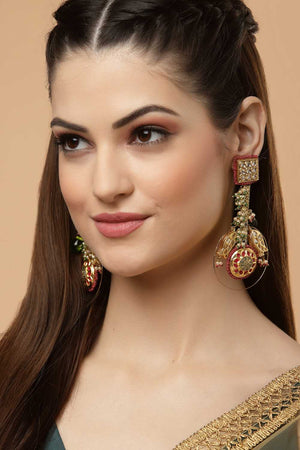 Multi-Color Alloy Earring