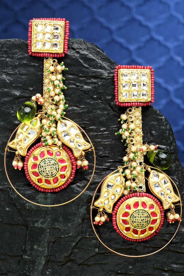 Multi-Color Alloy Earring