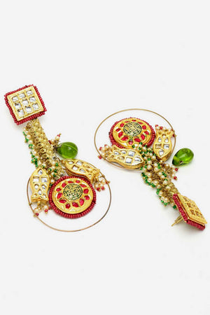 Multi-Color Alloy Earring