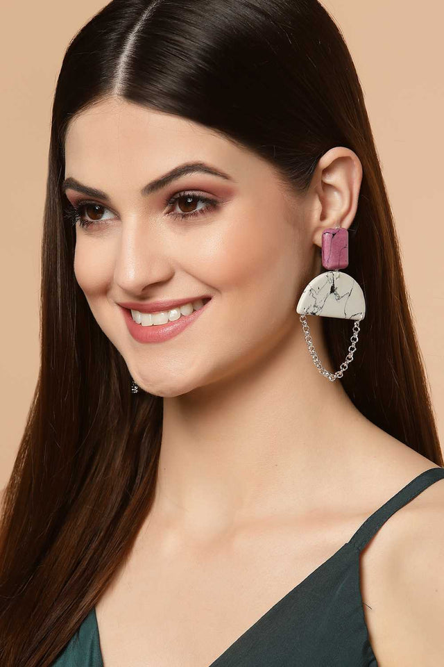 Multi-Color Alloy Earring